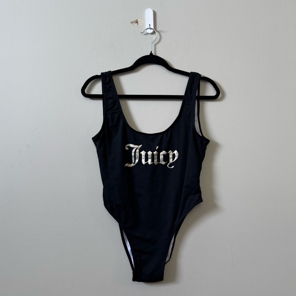 Juicy Couture Black One Piece Swimsuit - Picture 2 of 6